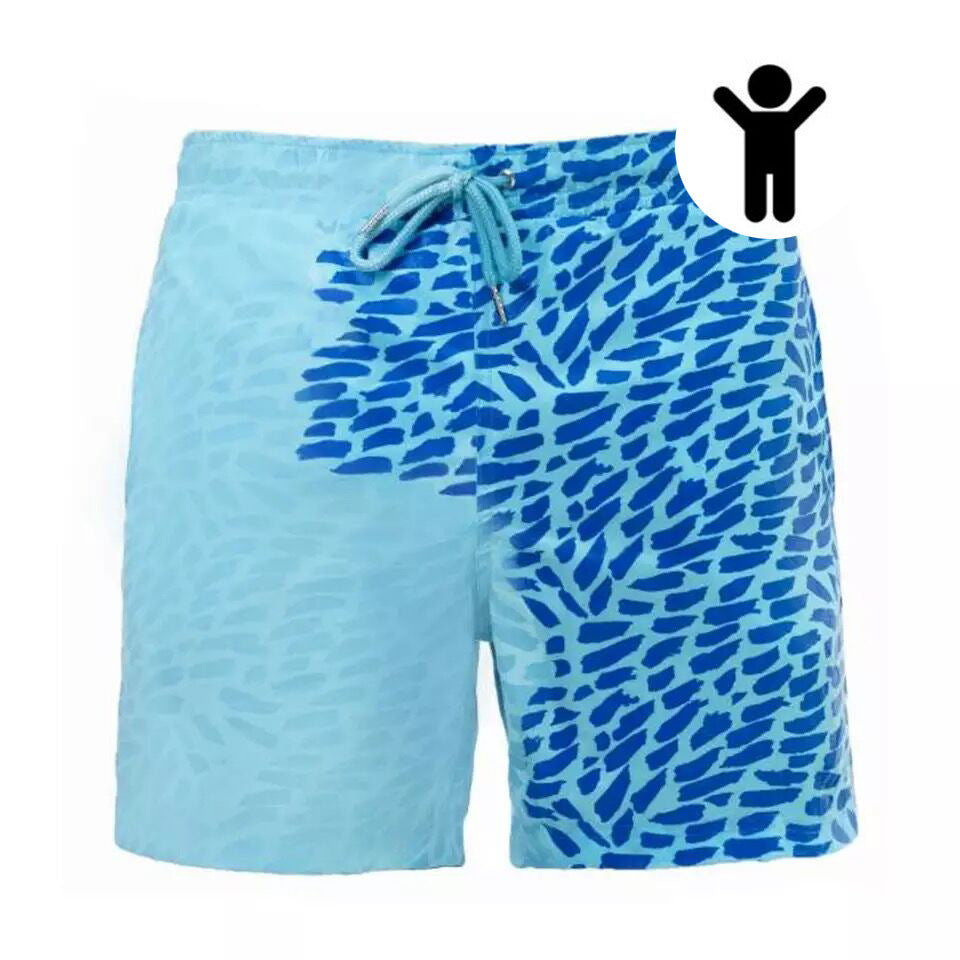 Magical Change Color Beach Shorts Summer Men Swimming Trunks Swimwear Swimsuit Quick Dry bathing shorts Beach Pant